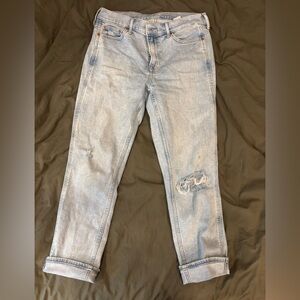 GAP Vintage Slim Mid Rise Light Blue Jeans